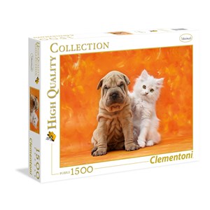 Clementoni (31634) - "Niedliche Tierkinder" - 1500 Teile Puzzle