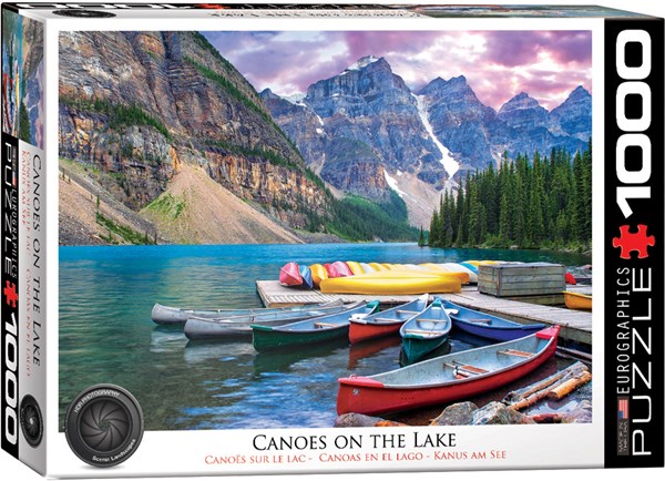 Eurographics (6000-0693) - "Kanu auf dem See" - 1000 Teile Puzzle