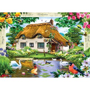 MasterPieces (71404) - Howard Robinson: "Swan Cottage" - 1000 Teile Puzzle
