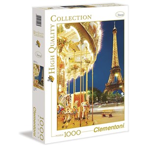 Clementoni (39228) - "Karussell Paris" - 1000 Teile Puzzle
