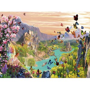 Ravensburger (13233) - Garry Walton: "Fairy Valley" - 300 Teile Puzzle