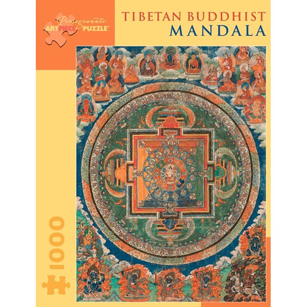 Pomegranate (AA257) - "Tibetan Buddhist Mandala" - 1000 Teile Puzzle