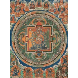 Pomegranate (AA257) - "Tibetan Buddhist Mandala" - 1000 Teile Puzzle