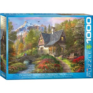 Eurographics (6000-0966) - Dominic Davison: "Nordischer Morgen" - 1000 Teile Puzzle