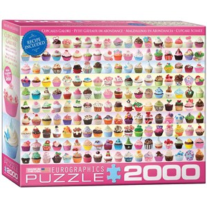 Eurographics (8220-0629) - "Cupcakes Kollektion" - 2000 Teile Puzzle