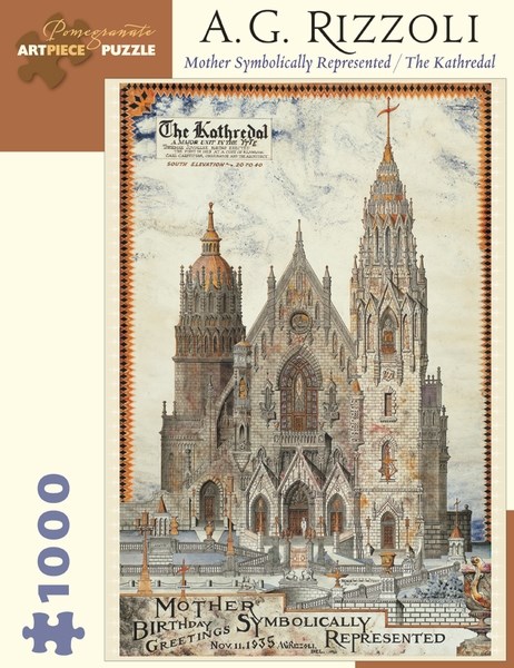Pomegranate (AA873) - A. G. Rizzoli: "Mother Symbolically Represente, The Kathredal" - 1000 Teile Puzzle