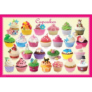 Eurographics (6100-0519) - "Cupcakes" - 100 Teile Puzzle