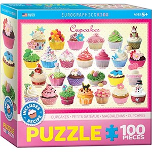 Eurographics (6100-0519) - "Cupcakes" - 100 Teile Puzzle