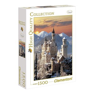 Clementoni (31925) - "Schloss Neuschwanstein" - 1500 Teile Puzzle