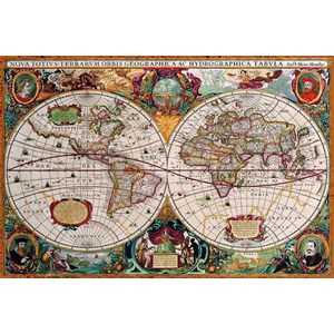 Eurographics (8220-1997) - "Antike Weltkarte" - 2000 Teile Puzzle