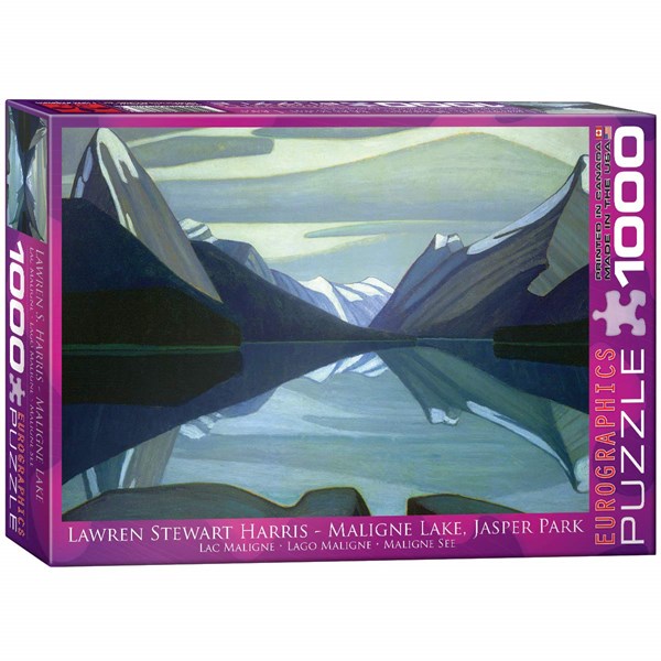 Eurographics (6000-0136) - Lawren S. Harris: "Maligne Lake, Jasper Park" - 1000 Teile Puzzle