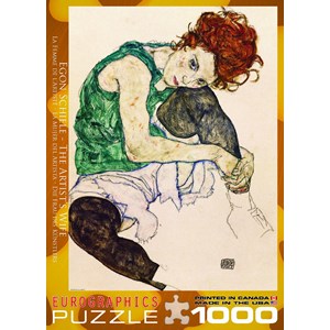 Eurographics (6000-4539) - Egon Schiele: "Die Künstlerin" - 1000 Teile Puzzle