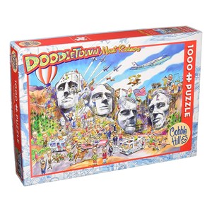 Cobble Hill (53503) - "Mount Rushmore" - 1000 Teile Puzzle