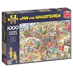 Jumbo (17453) - Jan van Haasteren: "Winter Messe" - 1000 Teile Puzzle