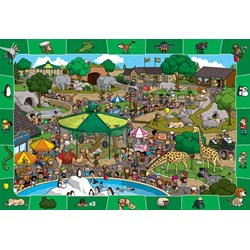 Eurographics (6100-0542) - "Ein Tag im Zoo" - 100 Teile Puzzle