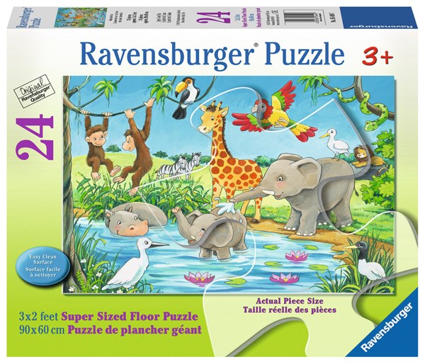 Ravensburger (05449) - "Waterhole Fun" - 24 Teile Puzzle