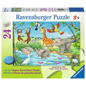 Ravensburger (05449) - "Waterhole Fun" - 24 Teile Puzzle