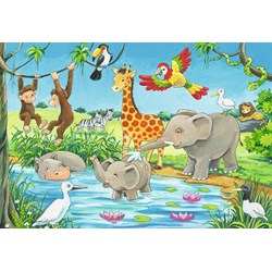 Ravensburger (05449) - "Waterhole Fun" - 24 Teile Puzzle