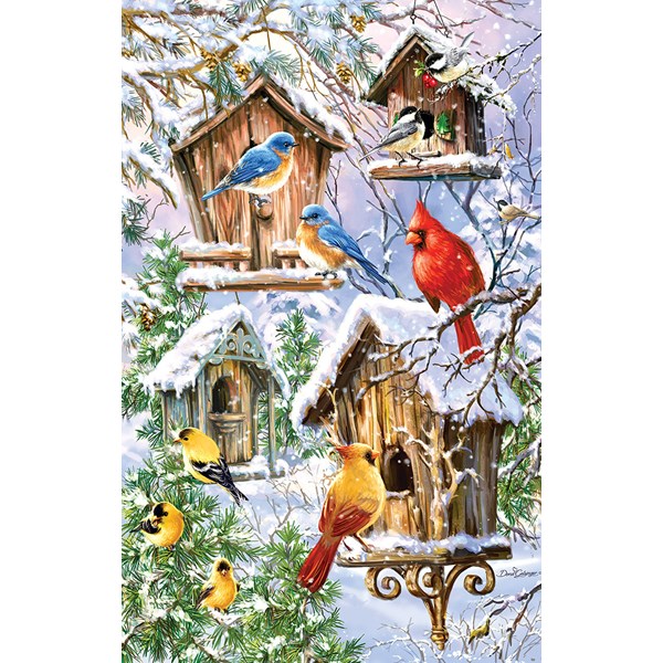 SunsOut (57236) - Dona Gelsinger: "Snow Birds" - 550 Teile Puzzle