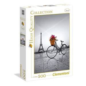 Clementoni (35014) - "Romantische Promenade in Paris" - 500 Teile Puzzle