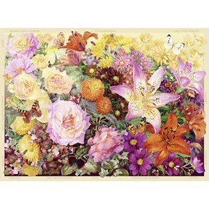 Ravensburger (14692) - "The Cottage Garden No 3, Autumn" - 500 Teile Puzzle