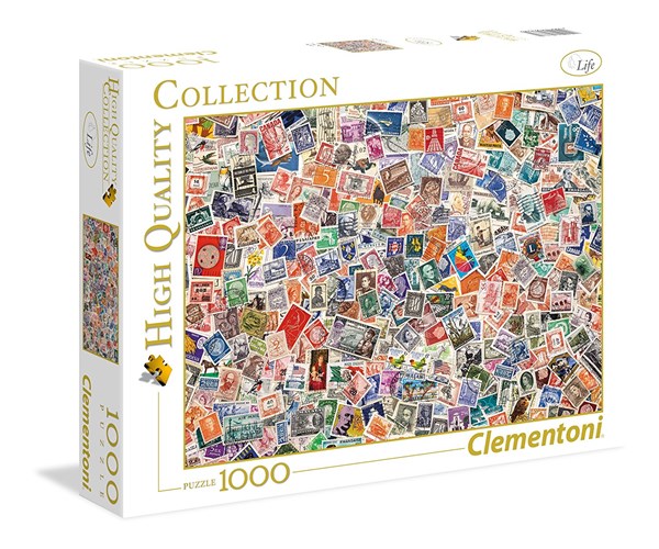 Clementoni (39387) - "Briefmarken-Sammlung" - 1000 Teile Puzzle