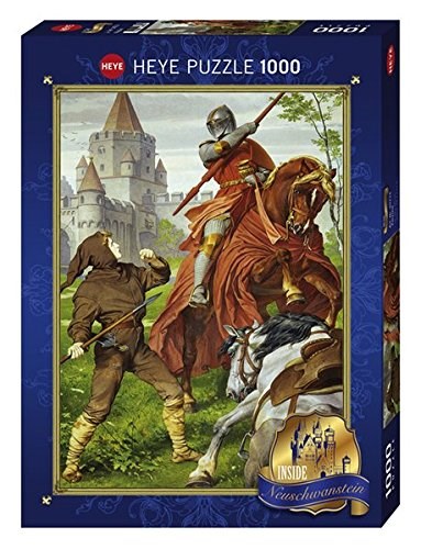Heye (29734) - "Parzival kämpft gegen den Ritter" - 1000 Teile Puzzle