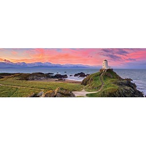 Clementoni (39342) - "Leuchtturm in der bezaubernden Landschaft" - 1000 Teile Puzzle