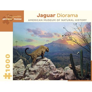 Pomegranate (AA956) - "Jaguar Diorama" - 1000 Teile Puzzle