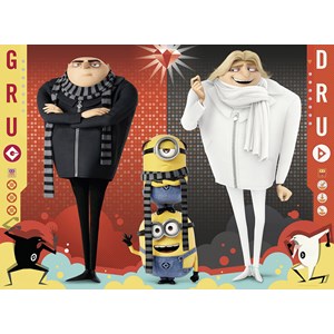 Ravensburger (10962) - "Despicable Me 3 - Gru und Dru" - 100 Teile Puzzle