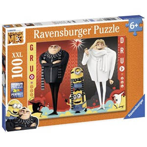 Ravensburger (10962) - "Despicable Me 3 - Gru und Dru" - 100 Teile Puzzle