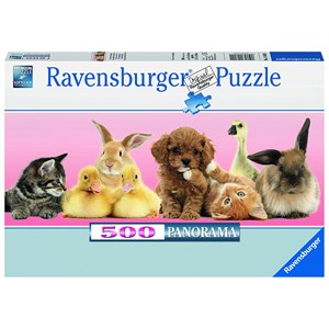 Ravensburger (14801) - "Tierische Freunde" - 500 Teile Puzzle