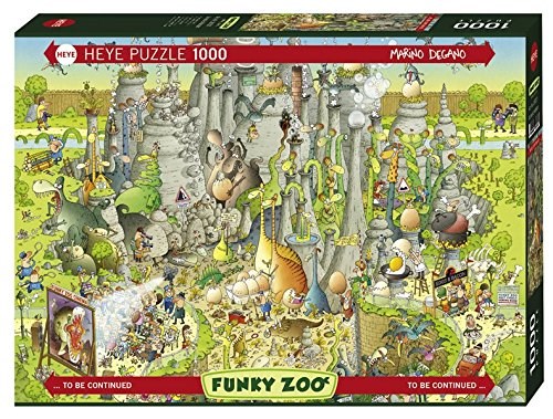 Heye (29727) - Marino Degano: "Dinosaurier - Habitat" - 1000 Teile Puzzle