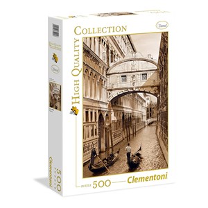Clementoni (35005) - "Romantisches Venedig" - 500 Teile Puzzle
