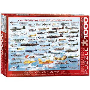 Eurographics (6000-0231) - "Geschichte der Kanadischen Luftfahrt" - 1000 Teile Puzzle