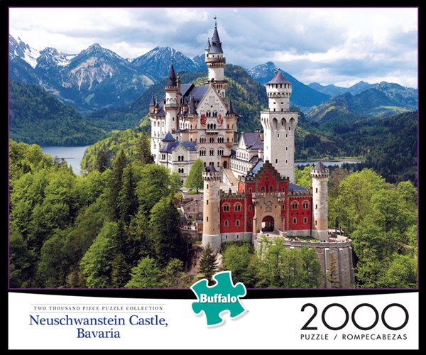 Buffalo Games (2042) - "Schloss Neuschwanstein" - 2000 Teile Puzzle