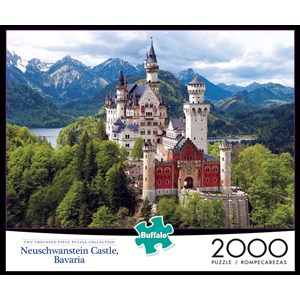Buffalo Games (2042) - "Schloss Neuschwanstein" - 2000 Teile Puzzle