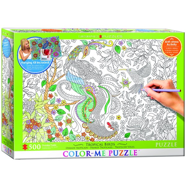 Eurographics (6055-0889) - "Tropische Vögel" - 500 Teile Puzzle