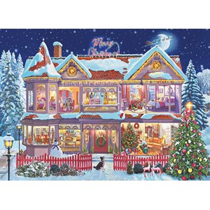 Eurographics (6000-0973) - Steve Crisp: "Die letzten Weihnachtsvorbereitungen" - 1000 Teile Puzzle