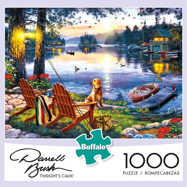 Buffalo Games (11245) - Darrell Bush: "Twillight's Calm" - 1000 Teile Puzzle