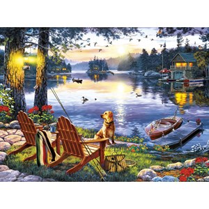 Buffalo Games (11245) - Darrell Bush: "Twillight's Calm" - 1000 Teile Puzzle