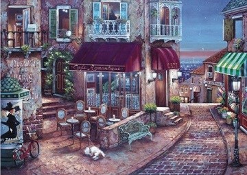 Anatolian (PER4516) - John O'Brien: "Café Romantique" - 1500 Teile Puzzle