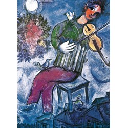 Eurographics (6000-0852) - Marc Chagall: "Der blaue Geiger" - 1000 Teile Puzzle