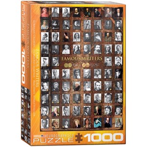 Eurographics (6000-0249) - "Berühmte Schriftsteller" - 1000 Teile Puzzle