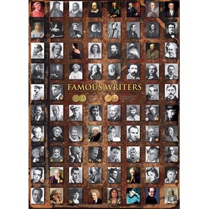 Eurographics (6000-0249) - "Berühmte Schriftsteller" - 1000 Teile Puzzle