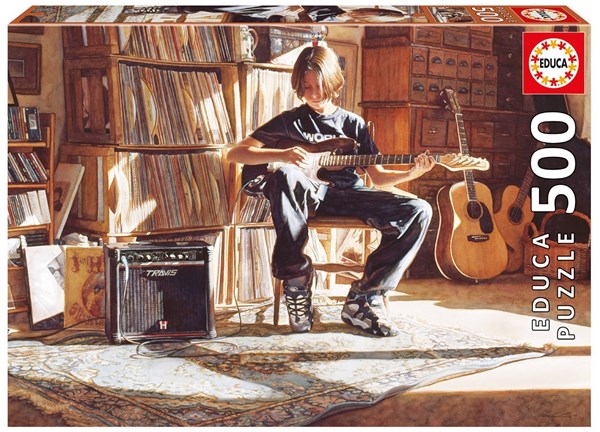 Educa (16733) - "Kind spielt Gitarre" - 500 Teile Puzzle