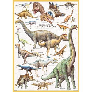 Eurographics (6000-0099) - "Dinosaurier des Jura" - 1000 Teile Puzzle