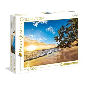 Clementoni (31681) - "Tropischer Sonnenaufgang" - 1500 Teile Puzzle