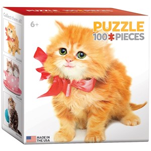 Eurographics (8104-0618) - "Katze mit ein Knoten" - 100 Teile Puzzle