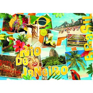 Schmidt Spiele (58185) - "Rio de Janeiro" - 3000 Teile Puzzle